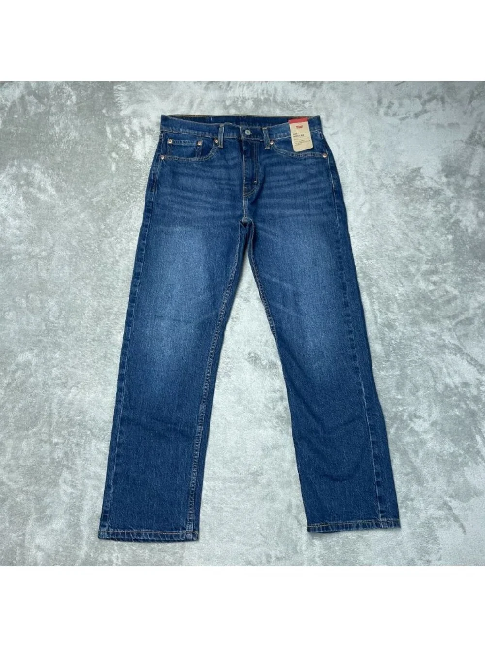 Levis 505 Regular Fit Men's W32 L30 Stretch Jeans Straight Leg e1551